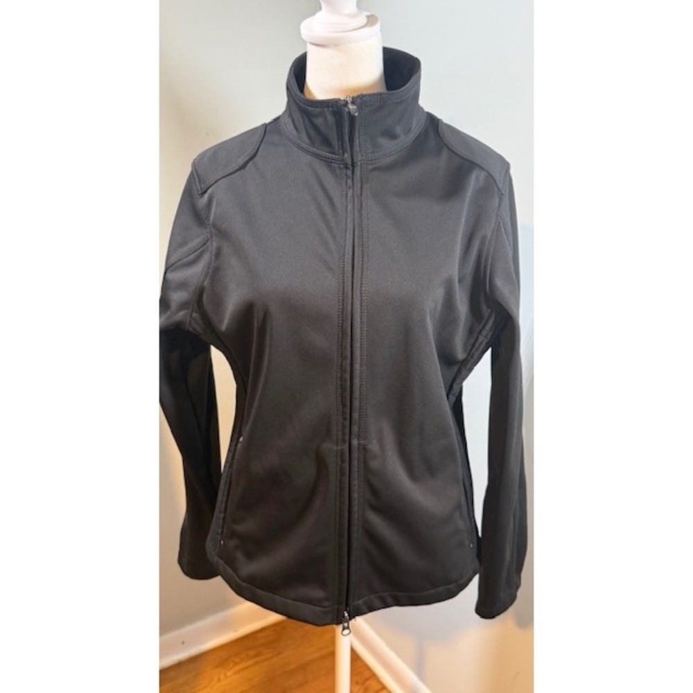 OGIO Endurance Full Zip Performance Jacket Women's Small Black‎ Mock Neck